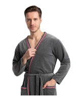 Pánsky župan Luna 854 Velour M-2XL