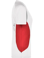 JN 390 Dámské běžecké tričko s výstřihem do V model 22486489 white/red - Daiber JN 390 Dámské běžecké tričko s výstřihem do V model 22486489 white/red - Daiber