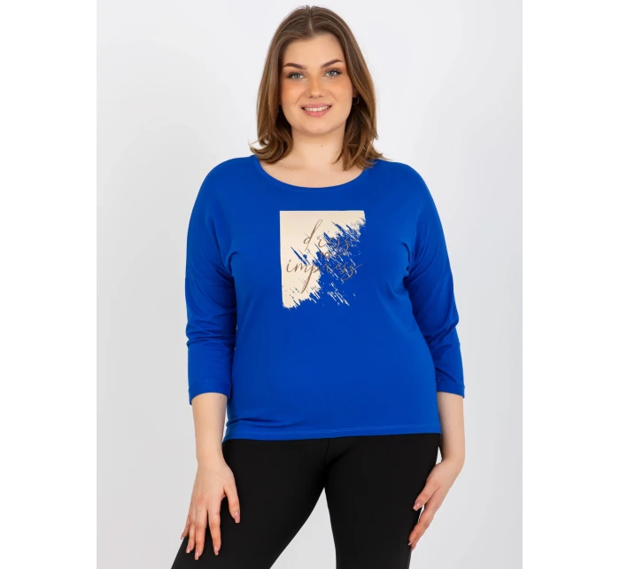 Dámska blúzka RV BZ 8484.15P tmavo modrá - FPrice