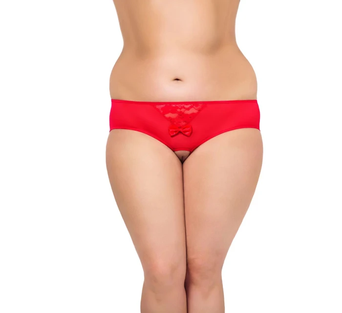 Dámské erotické kalhotky model 21857549 Červená - SoftLine