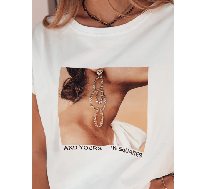 FALCI dámske tričko biele FashionStreet RY2398