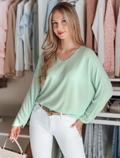 Dámsky oversize sveter NORVAN mint Dstreet MY2454