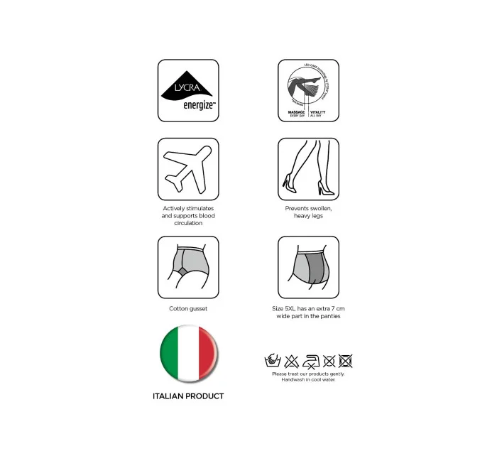 Dámské punčochové kalhoty  40 den 5XL model 21422661 - Veneziana