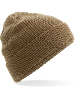 Beechfield B 50N Pletená čiapka z bio bavlny 53.0050 biscuit