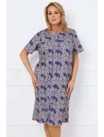 Talianska móda Bonaria cr. r. farba:print/jeans Talianska móda Bonaria cr. r. farba:print/jeans