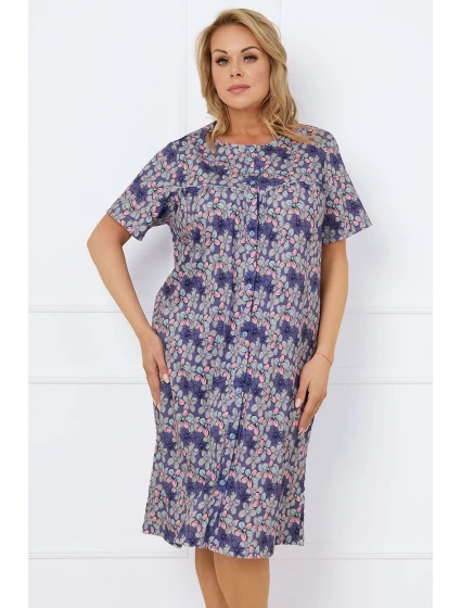 Talianska móda Bonaria cr. r. farba:print/jeans Talianska móda Bonaria cr. r. farba:print/jeans