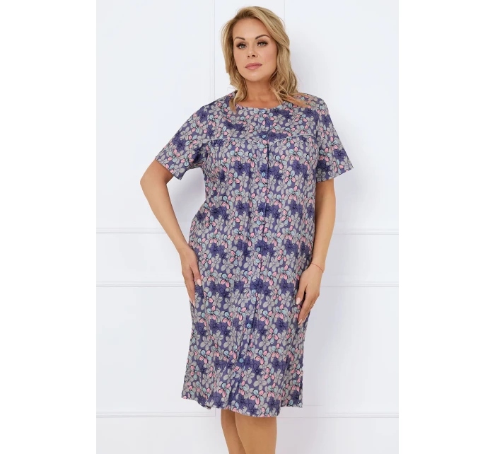 Talianska móda Bonaria cr. r. farba:print/jeans Talianska móda Bonaria cr. r. farba:print/jeans