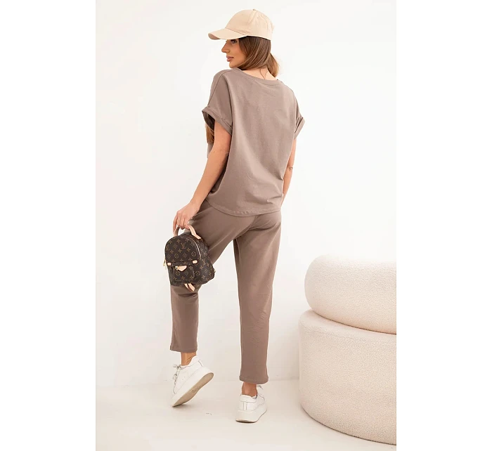 Bavlnená blúzka + nohavice fango