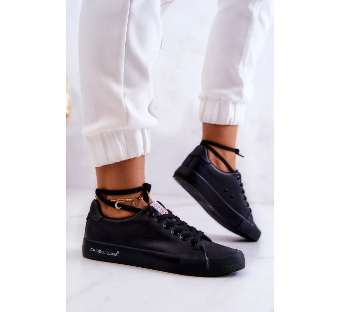 Dámské nízké tenisky model 21578018 černá - Cross Jeans Dámské nízké tenisky model 21578018 černá - Cross Jeans
