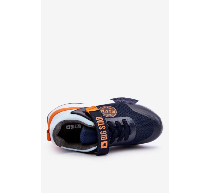 Niskie Dziecięce Buty Sportowe Memory Foam System Big Star LL374215 Granatowe Niskie Dziecięce Buty Sportowe Memory Foam System Big Star LL374215 Granatowe