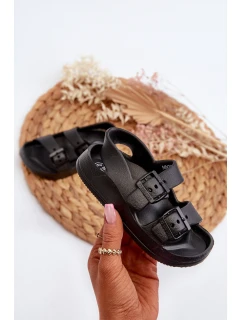 Klapki Dziecięce Lekkie Z Klamrami BIG STAR NN374541 Czarne