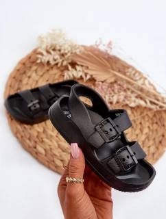 Dětské lehké žabky s přezkami BIG STAR model 21651512 Černé - Big Star Shoes