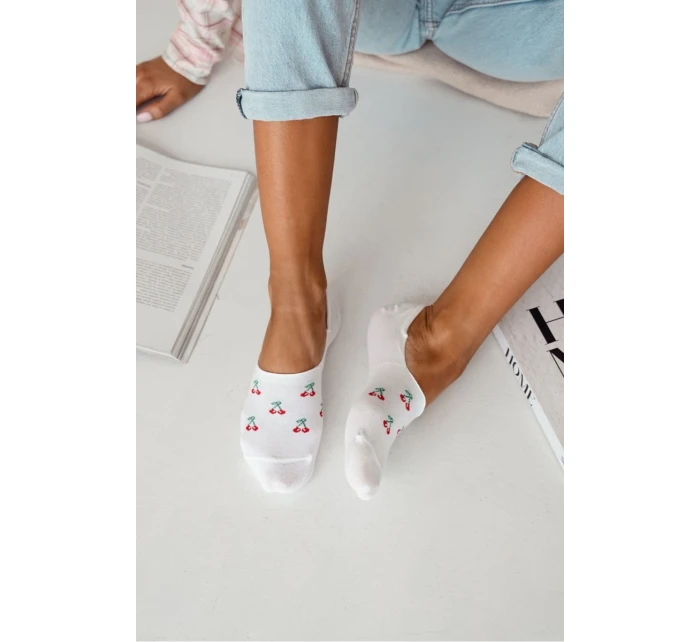 Dámské Ponožky Bavlněné Malé Bílé model 21697627 - Milena Dámské Ponožky Bavlněné Malé Bílé model 21697627 - Milena