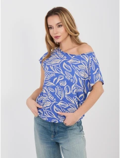 T shirt model 22031391 ciemny niebieski - FPrice