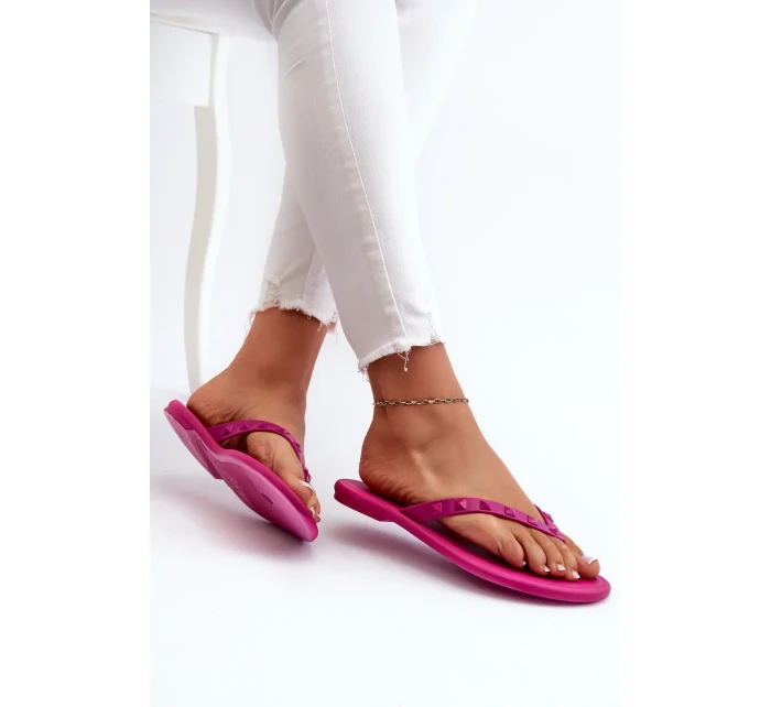 Dámske ploché flexibilné žabky ZAXY fuchsiová Dámske ploché flexibilné žabky ZAXY fuchsiová