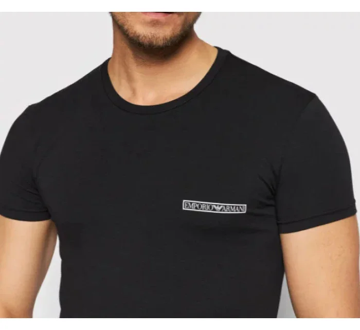 Pánske tričko 111035 1A729 - 00020 - Čierna - Emporio Armani