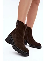 Boty na podpatku  model 231798 Step in style