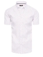 Pánské bílé tričko s krátkým rukávem Dstreet model 21969105 - FashionStreet