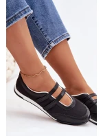 Sportovní dámské baleríny S Pásky Černé Farvessa