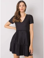 Sukienka RO SK model 20190632 czarny - FPrice Sukienka RO SK model 20190632 czarny - FPrice