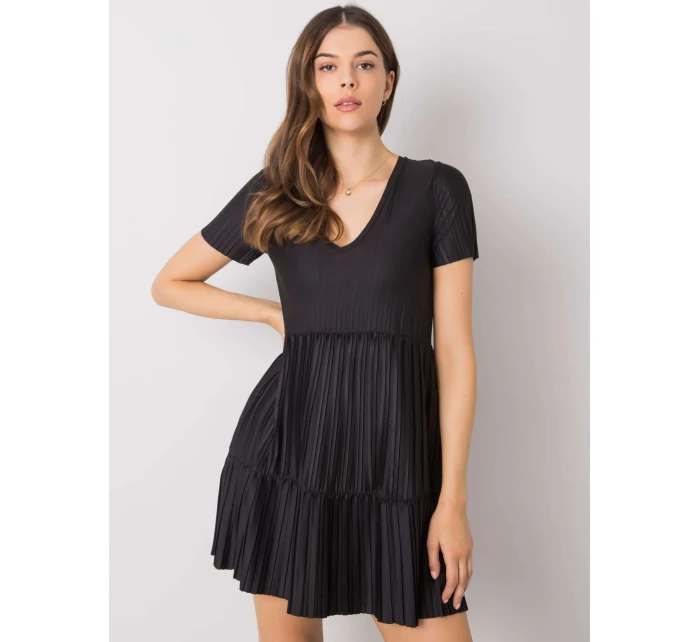 Sukienka RO SK model 20190632 czarny - FPrice Sukienka RO SK model 20190632 czarny - FPrice