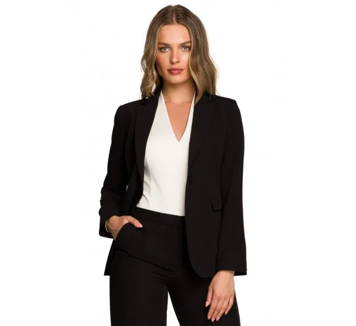 S310 Sako s jedným gombíkom - čierne