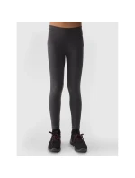 Dievčenské elastické bavlnené legíny 4F Junior Dievčenské elastické bavlnené legíny 4F Junior