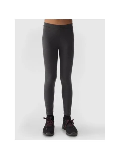 Dievčenské elastické bavlnené legíny 4F Junior