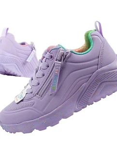 Detské športové tenisky Skechers Uno Lite fialové pohodlné
