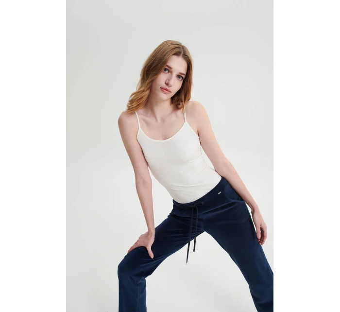 Vamp - Zamatové nohavice s vreckami 21191 - Vamp Vamp - Zamatové nohavice s vreckami 21191 - Vamp