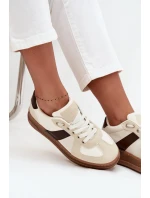 Dámské tenisky na platformě béžové model 21711957 - Boto