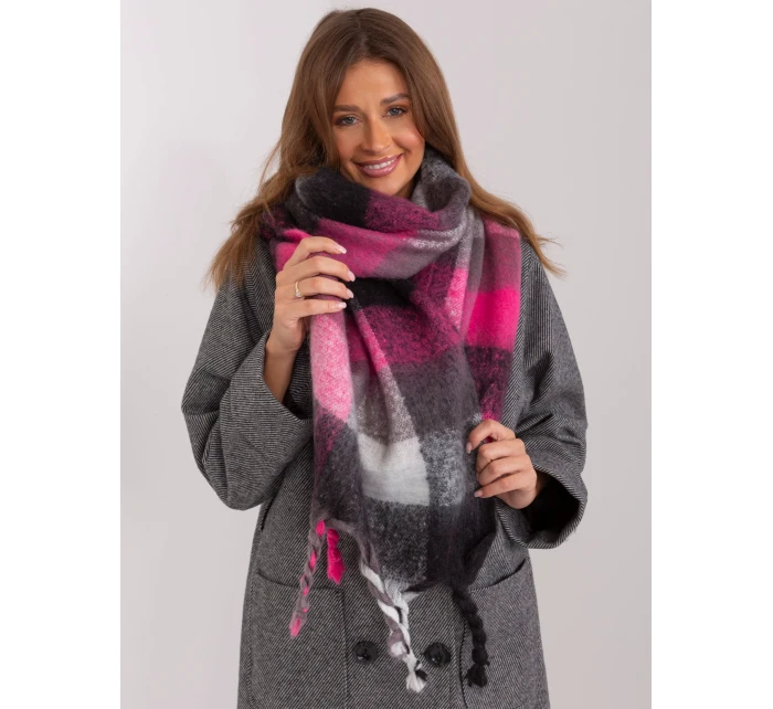 Šatka AT SZ 2313501.97 čierno-ružová Šatka AT SZ 2313501.97 čierno-ružová