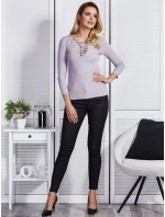 Blúzka CZ BZ 4250.06 tmavo lila Blúzka CZ BZ 4250.06 tmavo lila