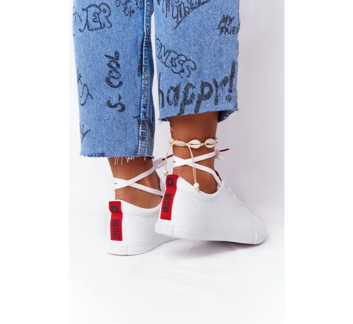 Dámské módní tenisky Big Star - bílé