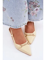 Sandále na podpätku model 227447 Krok vo veľkom štýle