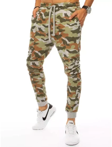 Pánské teplákové kalhoty moro green Dstreet model 21963479 - FashionStreet
