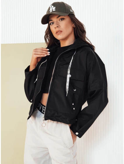 Dámska prechodná bunda FERTI čierna FashionStreet TY4304 Dámska prechodná bunda FERTI čierna FashionStreet TY4304