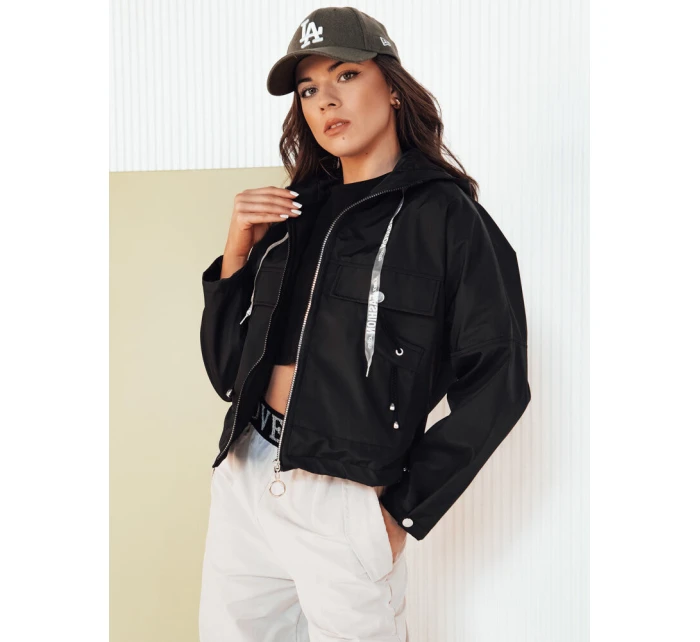 Dámska prechodná bunda FERTI čierna FashionStreet TY4304 Dámska prechodná bunda FERTI čierna FashionStreet TY4304