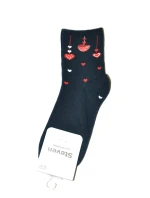 Dámské ponožky model 14559108 Srdce - Steven Dámské ponožky model 14559108 Srdce - Steven