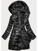 Ľahká čierna dámska prešívaná zimná bunda (Z2780-1)