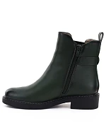 Dámské zateplené kotníkové zelené, model 22316992 - M. Daszyński Dámské zateplené kotníkové zelené, model 22316992 - M. Daszyński