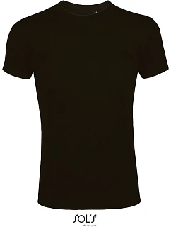 Pánske tričko SOL'S Imperial Fit „Slim Fit“ 25.0580 čierne