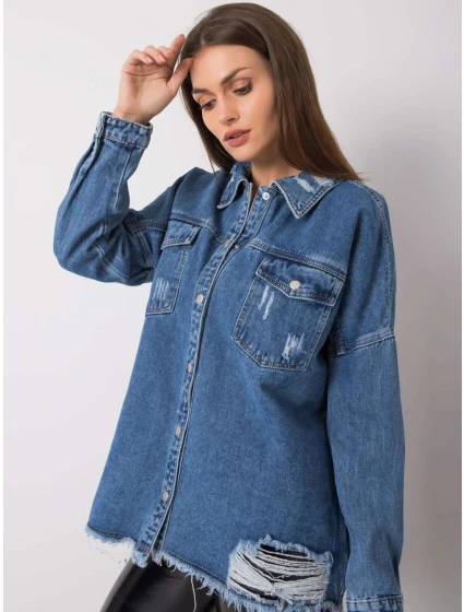 Košile EM KS model 14840337 tmavě modrá - FPrice Košile EM KS model 14840337 tmavě modrá - FPrice