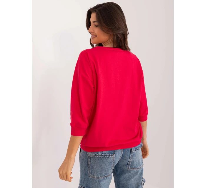 Bluzka RV BZ model 20180362 czerwony - FPrice Bluzka RV BZ model 20180362 czerwony - FPrice