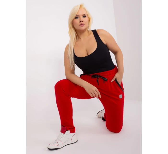 Spodnie dresowe RV DR 6736.58 czerwony