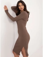 Šaty RV SK 9956.45 hnedé