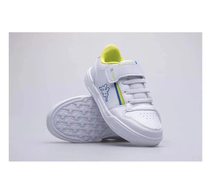 Detské topánky Marabu II K Jr 260817K-1060 Biela so žltou - Kappa Detské topánky Marabu II K Jr 260817K-1060 Biela so žltou - Kappa