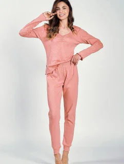 Dámské pyžamo Vicky model 20318536 dł/r SXL Z25 - Taro