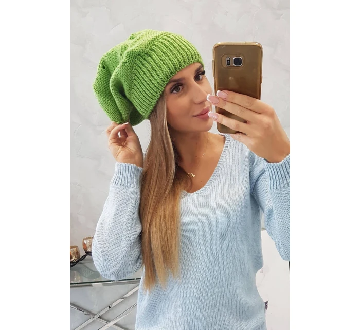 Dámská čepice Ingrid model 18752313 pistácie - K-Fashion