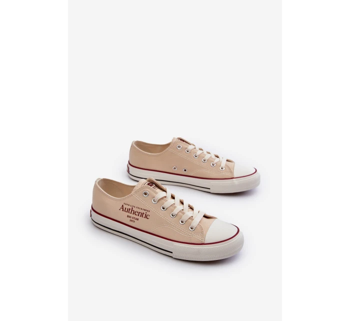 Trampki Męskie Big Star NN174058 Beżowe